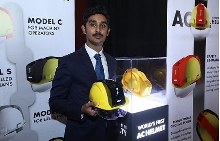 EXPO 2020 – World’s First AC Helmet Goes Global From Indian Pavilion