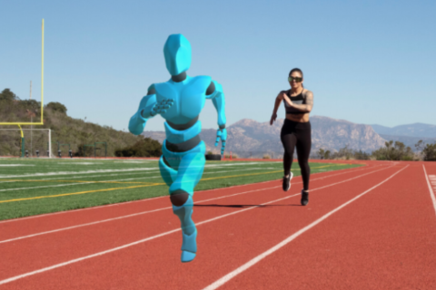 Ghost Pacer: Real-Time Mixed-Reality Glasses for Competitive Running Training